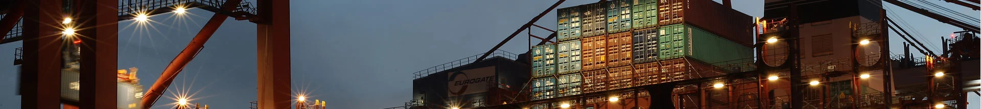 Shipping containers at a port, representing an international move